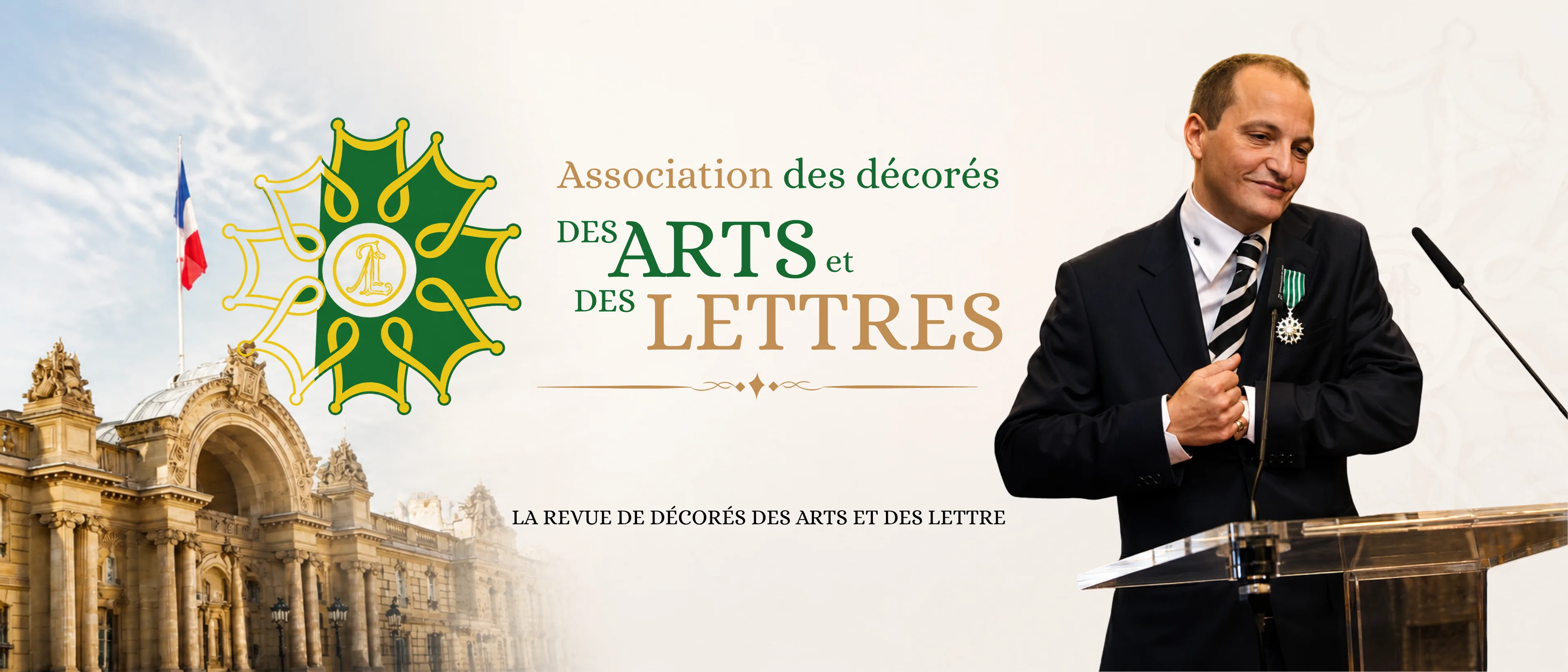 L'Ordre des Arts et des Lettres, avec le portrait de Rodolphe Oppenheimer