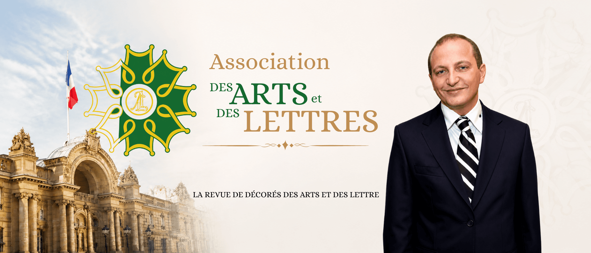 L'Ordre des Arts et des Lettres, avec le portrait de Rodolphe Oppenheimer
